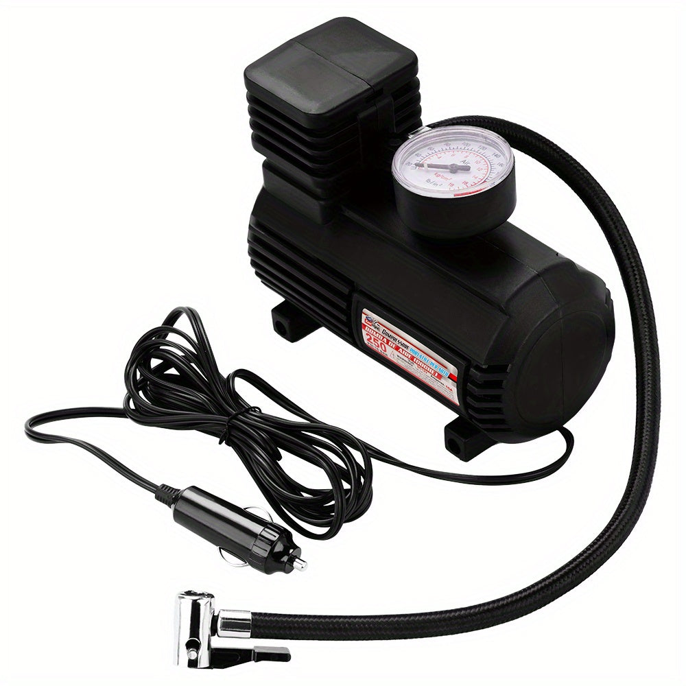Portable Auto Tire Inflator 12V Air Compressor