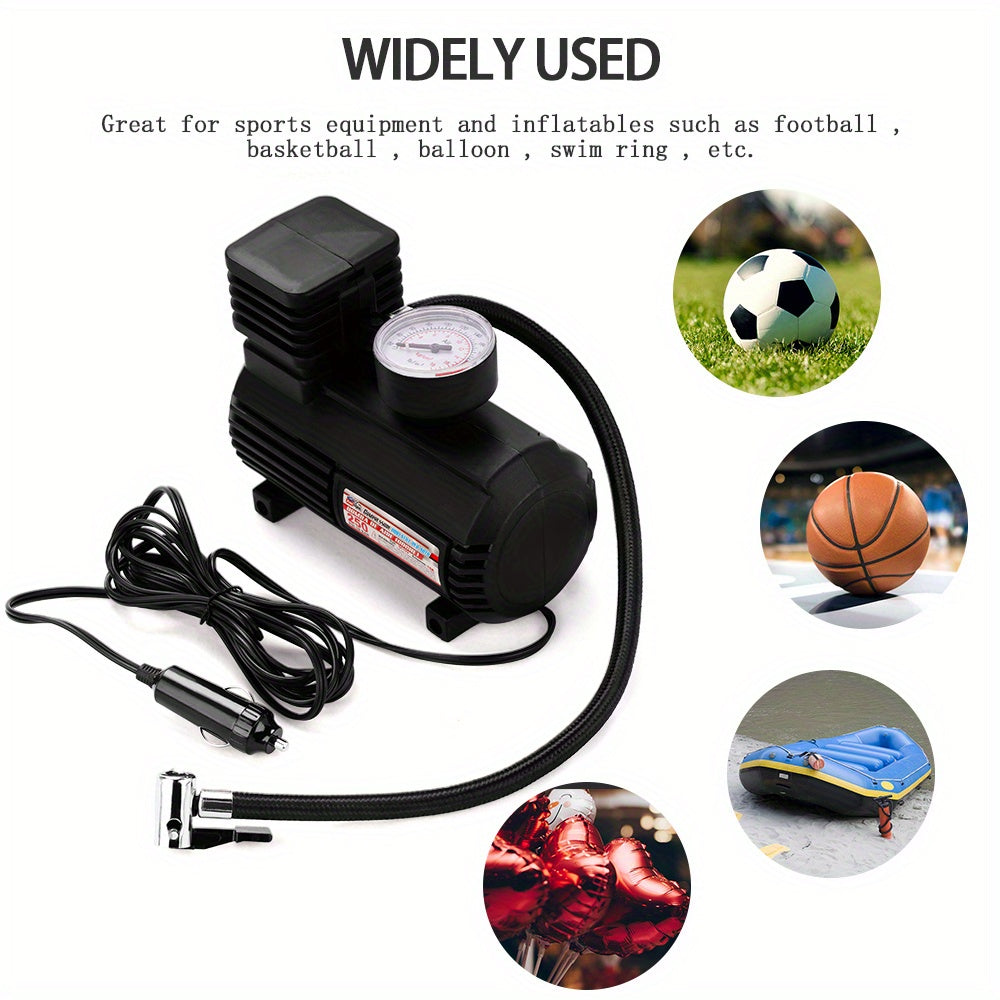 Portable Auto Tire Inflator 12V Air Compressor