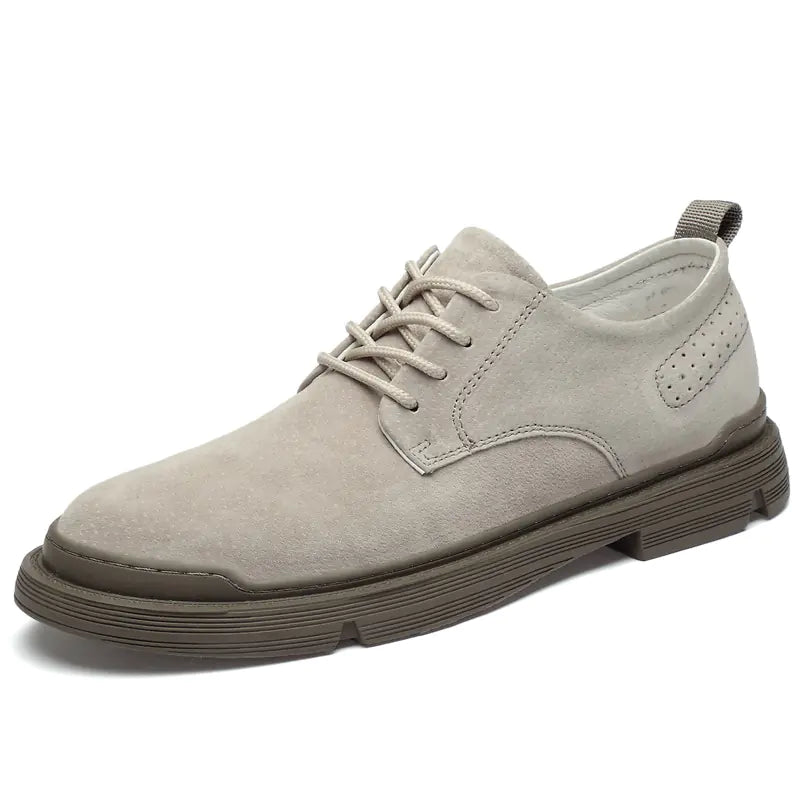 Men's Leather Casual Outdoor Shoes - Trendy Work Shoes