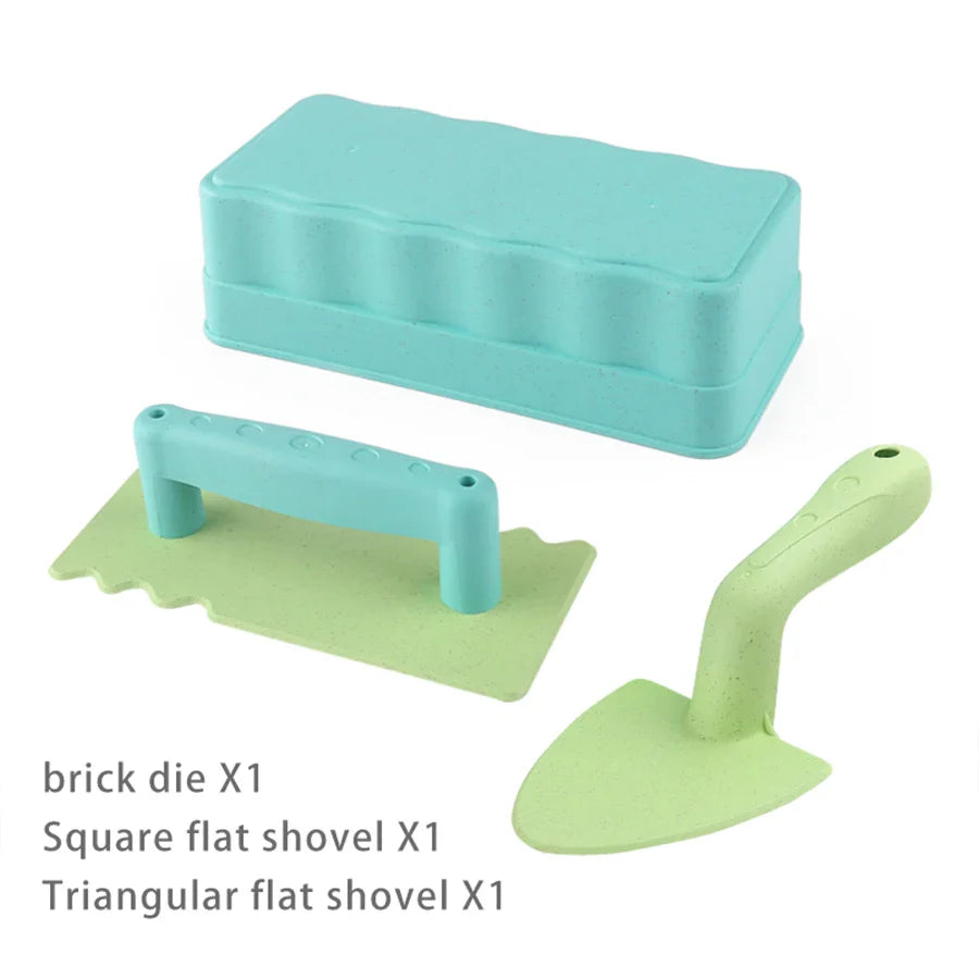 Sandcastle Kit with Brick Maker and Beach Tools