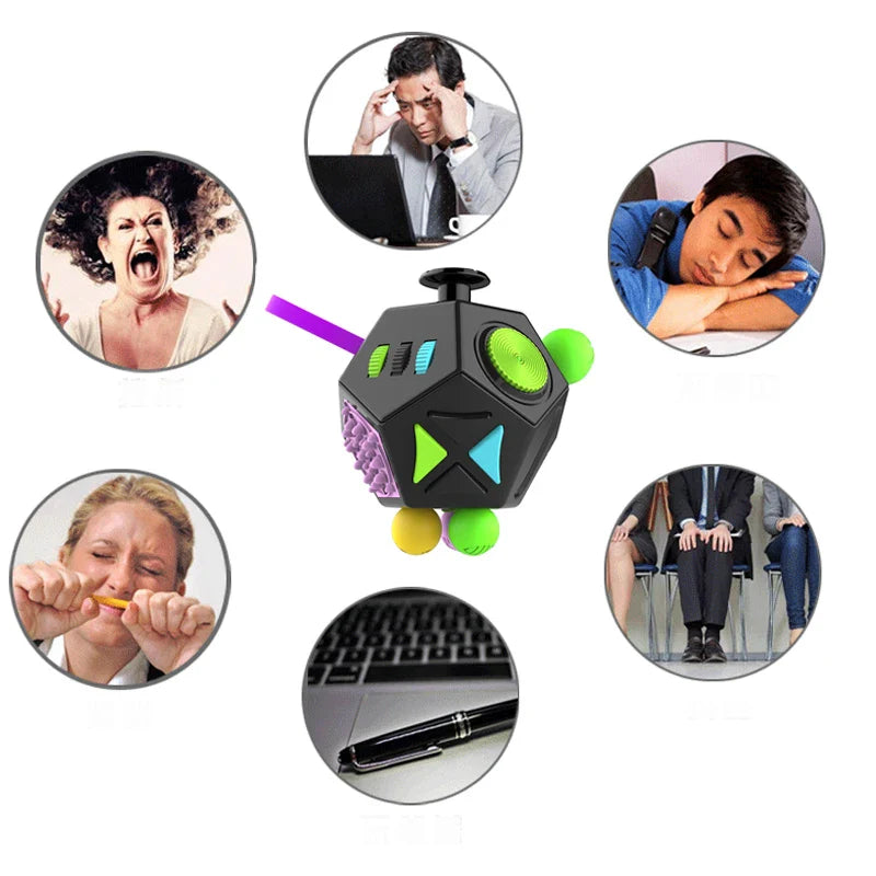 6/12 Sides Decompression Fidget Sensory Toys