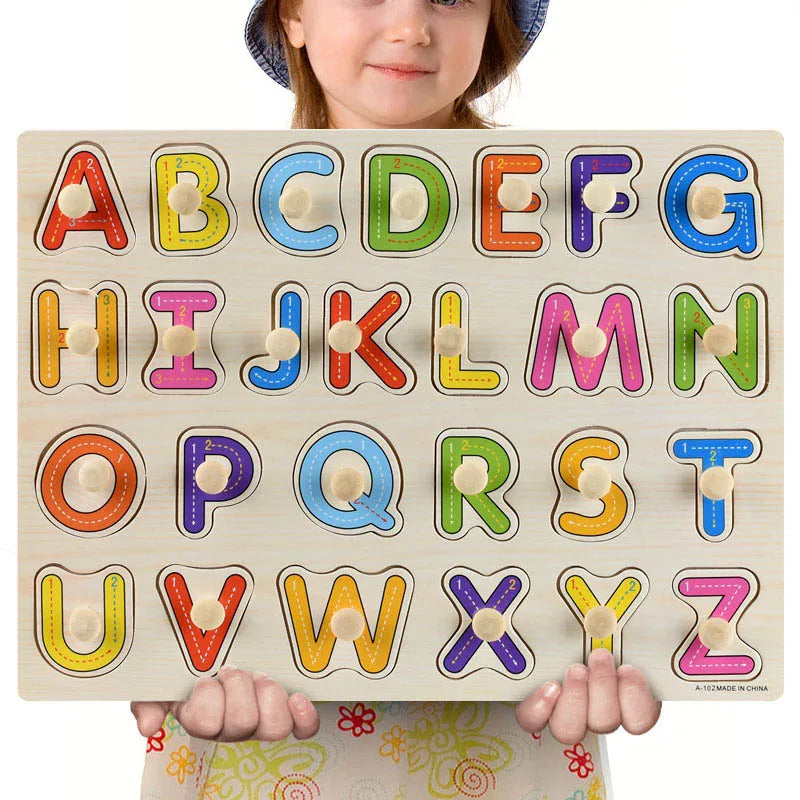 Wooden Puzzles Montessori Educational Learning Toys