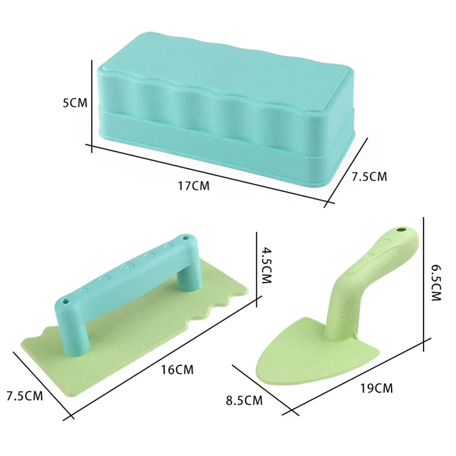 Sandcastle Kit with Brick Maker and Beach Tools