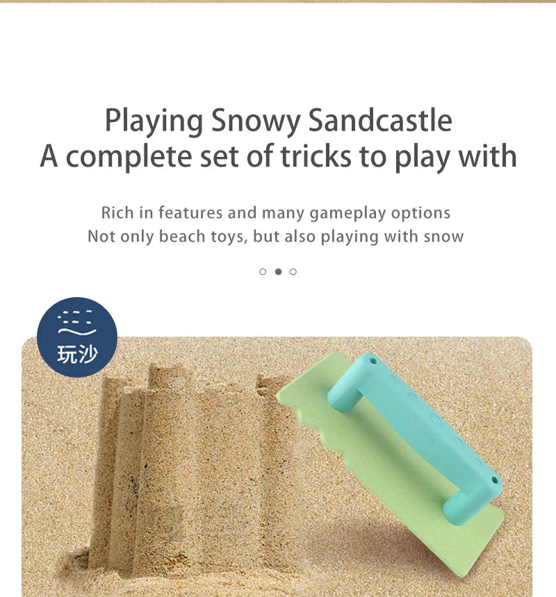 Sandcastle Kit with Brick Maker and Beach Tools
