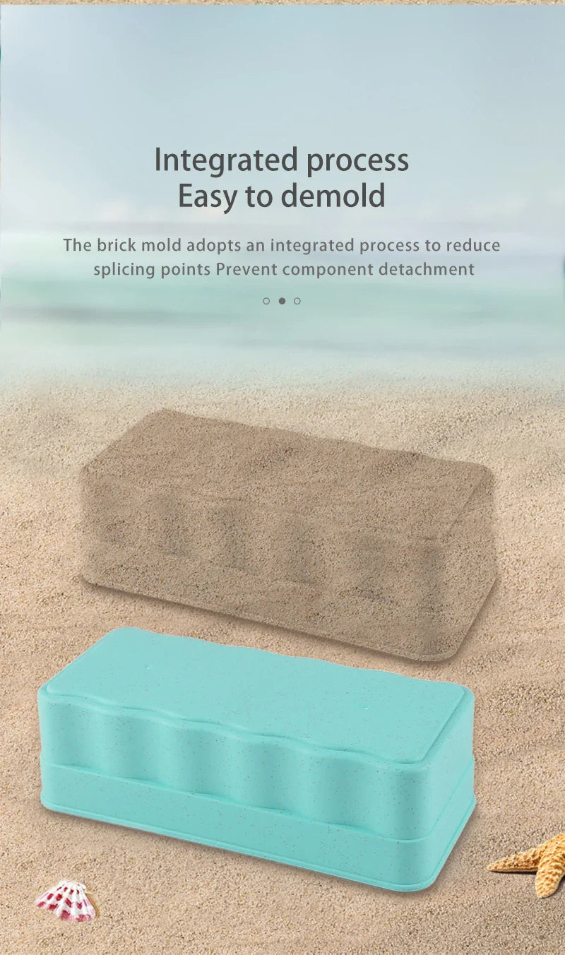 Sandcastle Kit with Brick Maker and Beach Tools