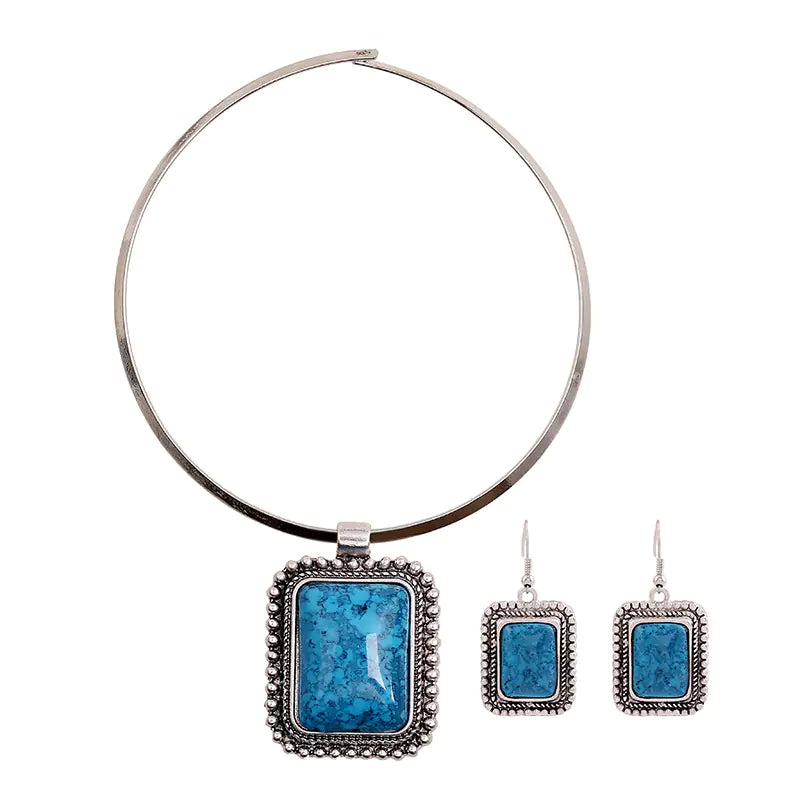 Necklace with Large Gemstones