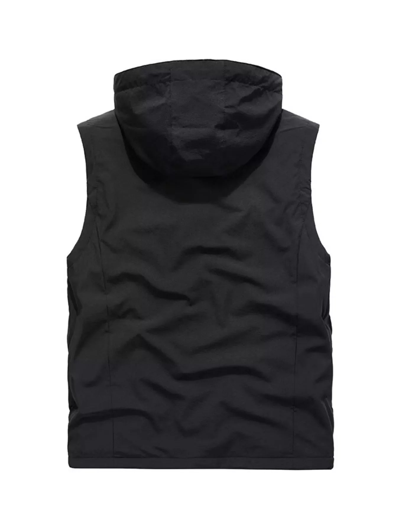 Men's Regular and Plus Size Hooded Zip Up Vest