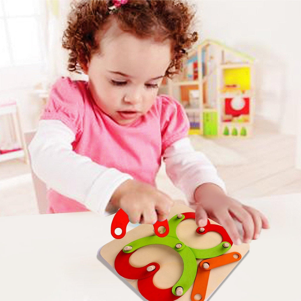 Montessori Educational Cross-Border Letter and Number Building Blocks